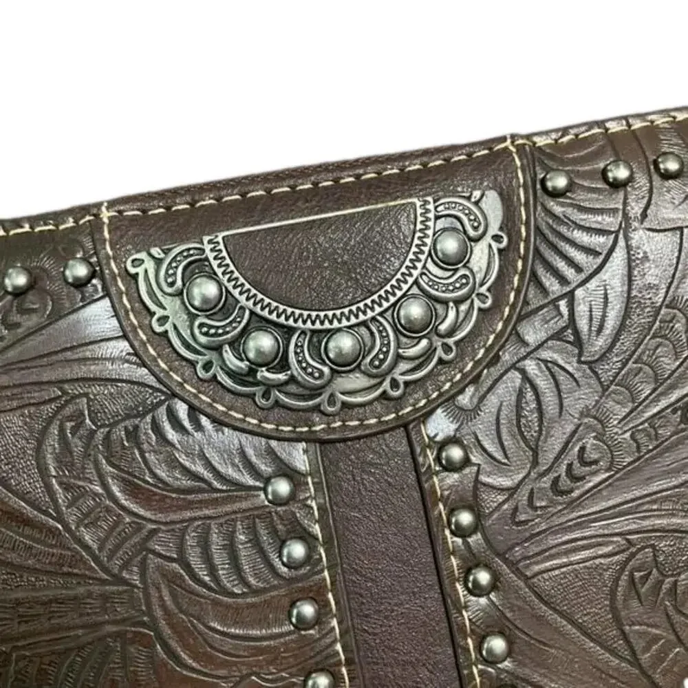 Montana West Western Tropical Cut out Billfold Wristlet NEW